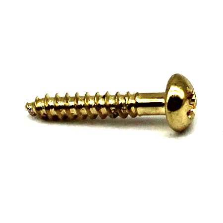 Parafuso DOURADO 2.1x12 para tarraxa guitarra unidade