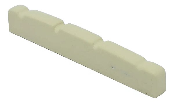 Nut pestana ABS branco p BAIXO 4 cordas 38mm Dolphin