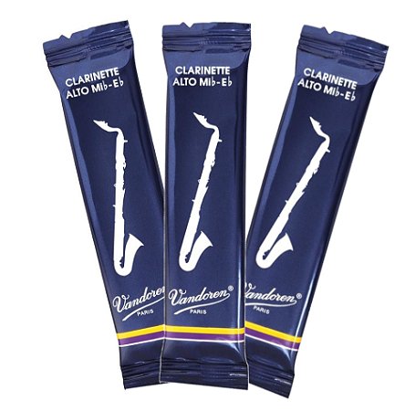 3 Palheta Vandoren CLARINETE Nº 2,5 Tradicional