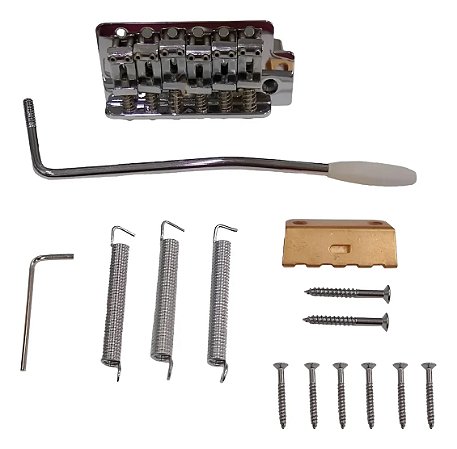 Kit Ponte tremolo guitarra strato Standard Cromada Dolphin
