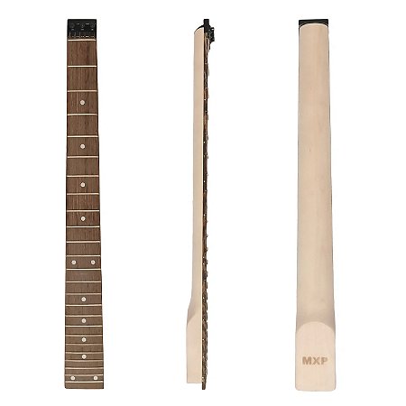 Braço guitarra headless MAPLE + WENGE lock nut 24 traste MXP