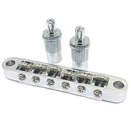 Ponte fixa guitarra Cromada ROLLER Tune-o-matic RTM25CR