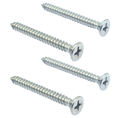 4 Parafuso INOX Neck plate GUITARRA junçao 4,2X38mm MXP