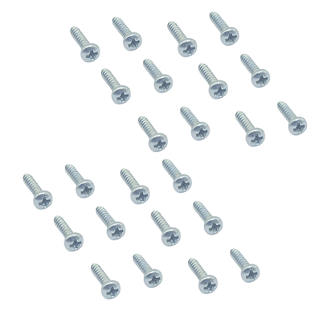 24 Parafuso fixar tarraxa VIOLAO GUITARRA 2,2X9,5mm MXP
