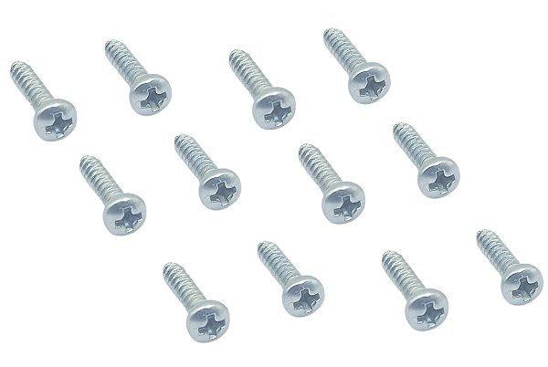 12 Parafuso fixar tarraxa VIOLAO GUITARRA 2,2X9,5mm MXP