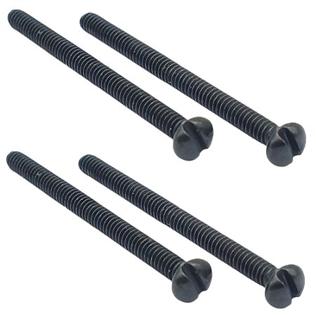 4 Parafuso Preto Captador HUMBUCKER GUITARRA 2,3X 33mm MXP