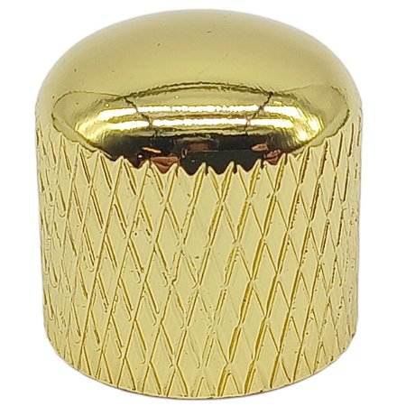 Knob metal encaixe dourado GUITARRA BAIXO DOLPHIN
