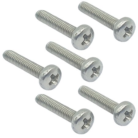 6 Parafuso INOX M2.5x12mm Rosca Maquina  Pan MXP