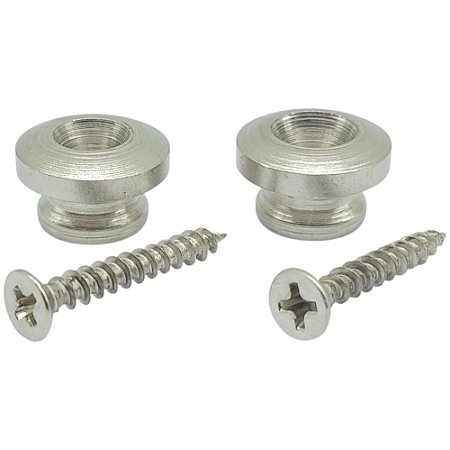 PAR de Roldana Cromada Grande com parafuso violao guitarra