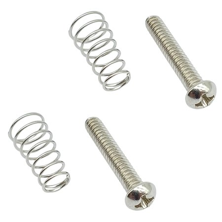 KIT 2 parafuso NIQ redondo Captador SINGLE 3,5X20mm+ 2 MOLA