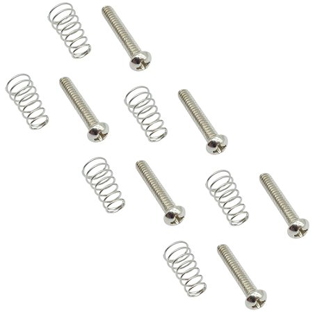 KIT 6 parafuso NIQ redondo Captador SINGLE 3,5X20mm+ 6 MOLA