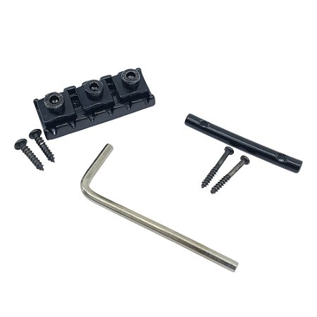 Trava guitarra lock nut Preto 43mm Dolphin