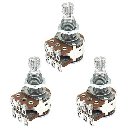 KIT 3 Potenciomentro Blend 500K 18mm balanço - MADE KOREA