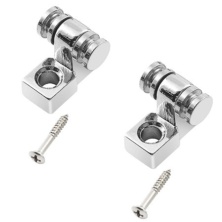 2 Rebaixa corda ROLLER Cromado p guitarra Dolphin+ PARAFUSOS