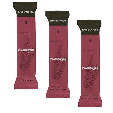 3 palheta plasticover sax tenor numero 2 RRPTSX200