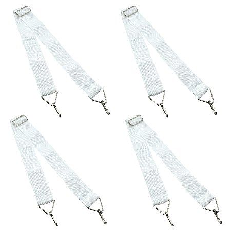 KIT 4 Talabarte ALÇA Correia 5cm 2 ganhos CT5F2 BRANCO