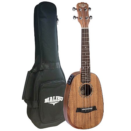 Ukulele Abacaxi Concert Eletrico KOA FOSCO Malibu 23KPE