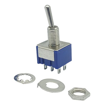 Chave Mini toggle ON-OFF Guitarra 2 posicoes Ni 125-6A MXP