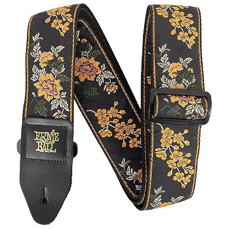 Correia Guitarra ERNIE BALL flor Jacquard Tangerine Blossom