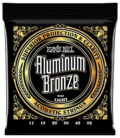 Encordoamento ERNIE BALL violao aço 011 Aluminum P02568