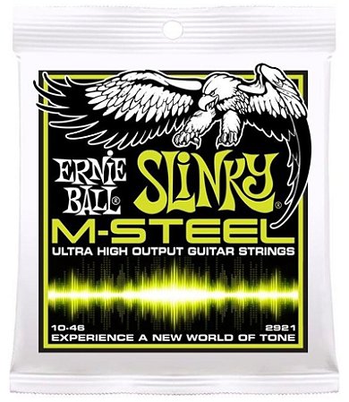 Encordoamento ERNIE BALL guitarra M-STEEL 010 P02921