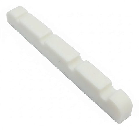 Nut Pestana Grafite Para Baixo 4 Cordas Branco 43mm DOLPHIN