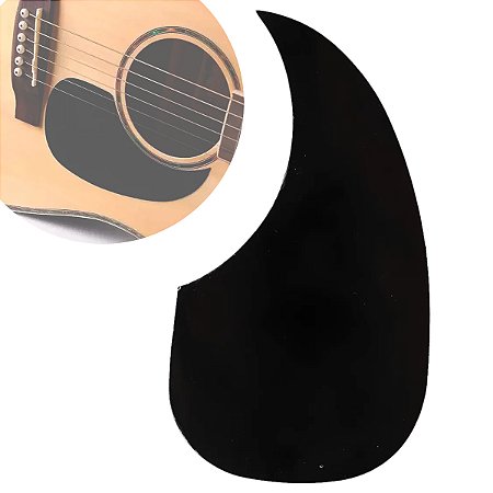 Escudo autocolante MXP para Violão Gota Cor PRETO