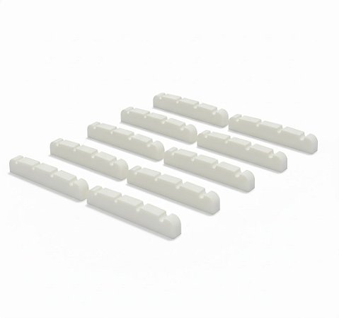 kit 10 nut pestana grafite para baixo 4c branca 43mm dolphin