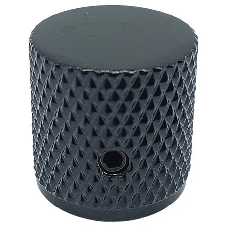 Knob guitarra TELE metal PRETO Flat c parafuso MXP KN039BK