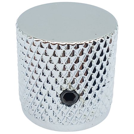 Knob guitarra TELE metal cromado Flat c parafuso MXP KN039CR