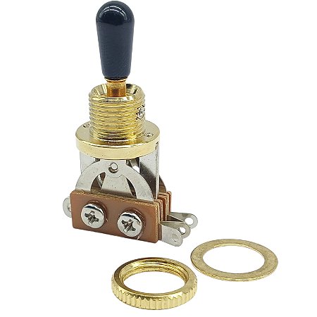Chave 3 posicão guitarra Les Paul BTG Dourado - KOREA