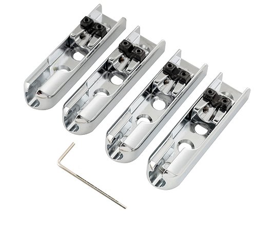 Ponte baixo 4 cordas fixa cromada IDV4B CR1561 Spirit