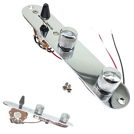 Kit control plate guitarra TELE eletrica knob potenciometro