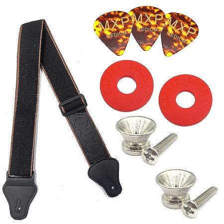 KIT MXP Correia GS +2 roldana CR + 2 Strap Block +3 palheta