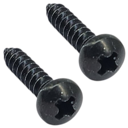 2 Parafusos p Jack Plate e Tampo guitarra PRETO MXP 2913PAN