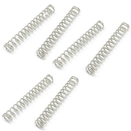 KIT 6 Mola INOX carrinho saddle ponte telecaster Ñ enferruja