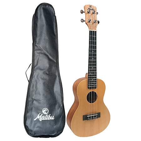 Ukulele concert acústico spruce sapele MU23 natural com bag