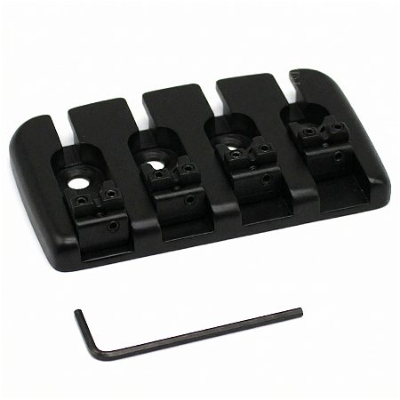 Ponte Fixa para Baixo de 4 Cordas Preto BS41 SPIRIT