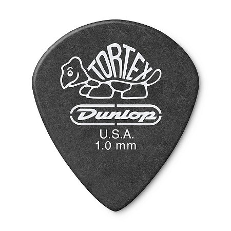 Palheta dunlop Tortex 1.0 mm JAZZ III Guitarra 482R Preta