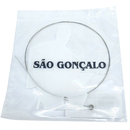 Corda AVULSA aço Violão 010 1ª MI Com Bolinha São Gonçalo