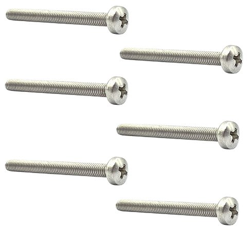6 Parafuso Inox para captador humbucker guitarra 3x30mm MXP