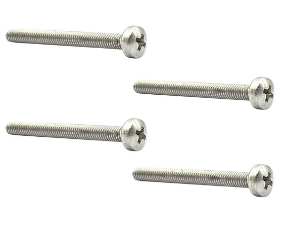 4 Parafuso Inox para captador humbucker guitarra 3x30mm MXP