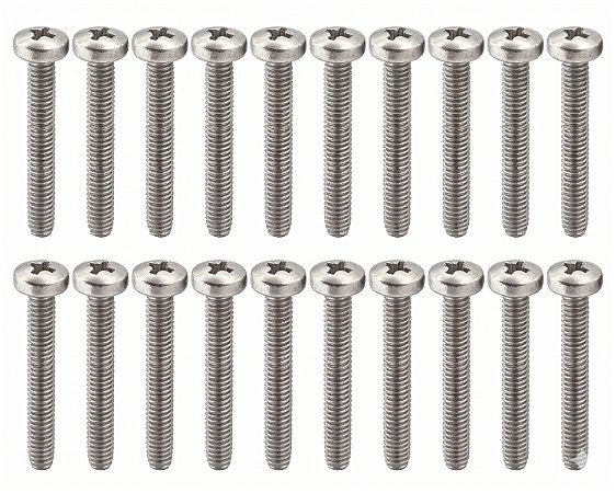 Kit 20 Parafuso INOX M3 x 20mm Panela Philips