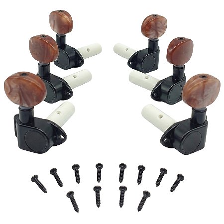 Tarraxa Pino Grosso Violão Clássico J508BW BK Spirit KOREA