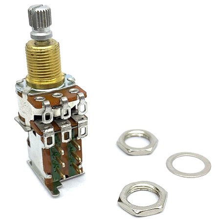 Potenciometro PUSH PUSH AC 500K Log VPP4 - Made in KOREA
