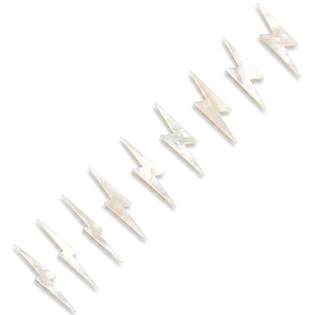 Kit 9 marcador RAIO Posição Madreperola AP6 MOP guitarra