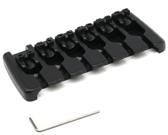 Ponte Fixa Baixo de 6 Cordas Preta BS61 MADE KOREA