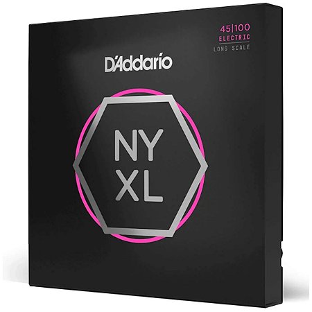 Encordoamento baixo 4 Cordas 045 Daddario NYXL45100 longa