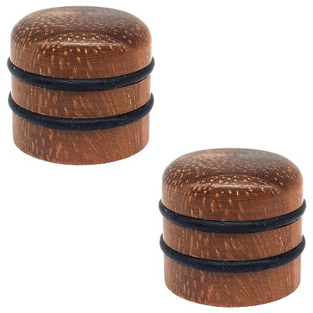 KIT 2 Knob Madeira Bubinga Volume tone DOME guitarra baixo