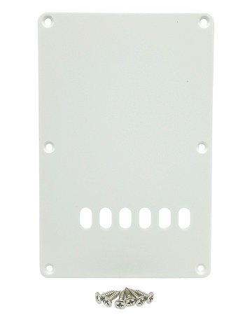 Tampa traseira branca MXP TT30 para guitarra strato